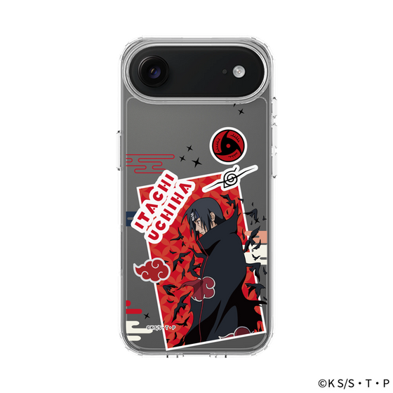 スリムプロテクションケース［ NARUTO -ナルト- 疾風伝 - ステッカー - うちはイタチ ］