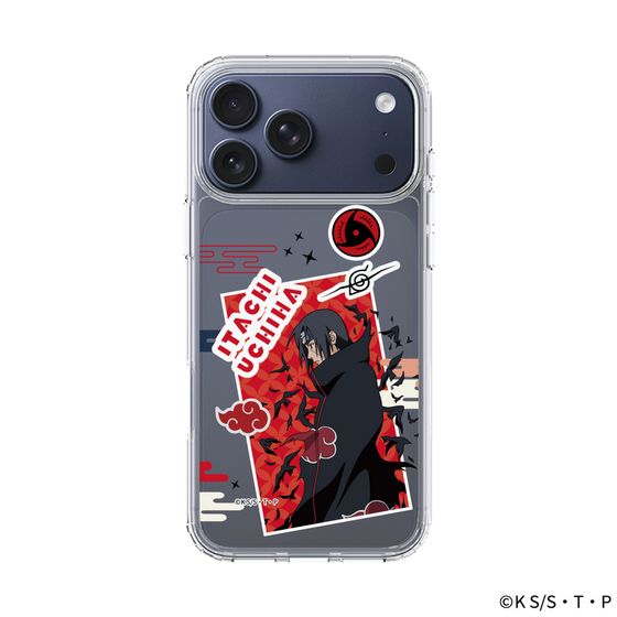 スリムプロテクションケース［ NARUTO -ナルト- 疾風伝 - ステッカー - うちはイタチ ］