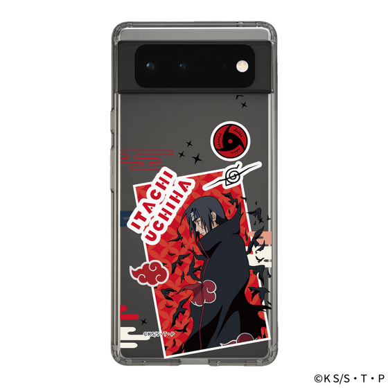 スリムプロテクションケース［ NARUTO -ナルト- 疾風伝 - ステッカー - うちはイタチ ］