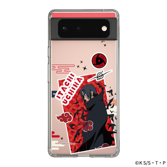 スリムプロテクションケース［ NARUTO -ナルト- 疾風伝 - ステッカー - うちはイタチ ］