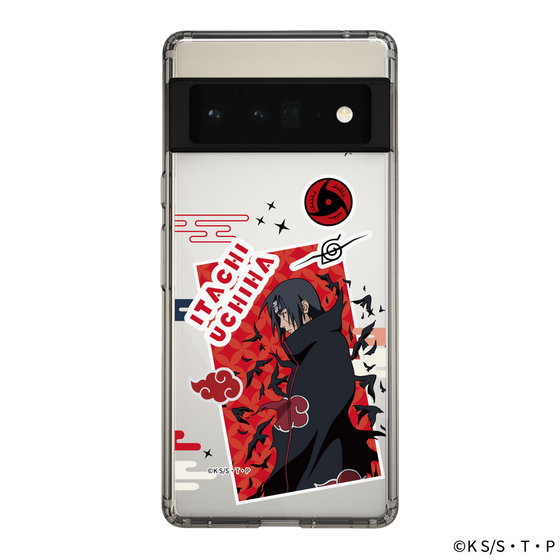 スリムプロテクションケース［ NARUTO -ナルト- 疾風伝 - ステッカー - うちはイタチ ］