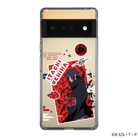 スリムプロテクションケース［ NARUTO -ナルト- 疾風伝 - ステッカー - うちはイタチ ］