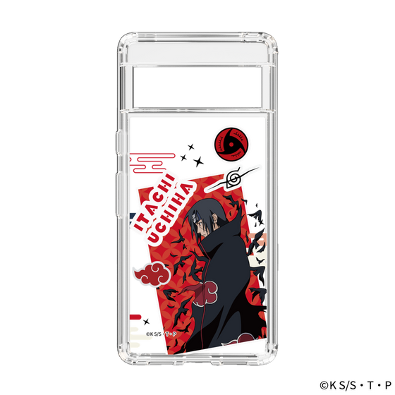 スリムプロテクションケース［ NARUTO -ナルト- 疾風伝 - ステッカー - うちはイタチ ］