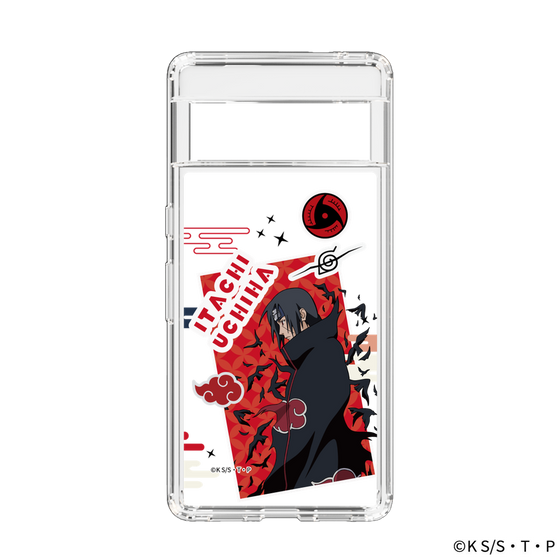 スリムプロテクションケース［ NARUTO -ナルト- 疾風伝 - ステッカー - うちはイタチ ］