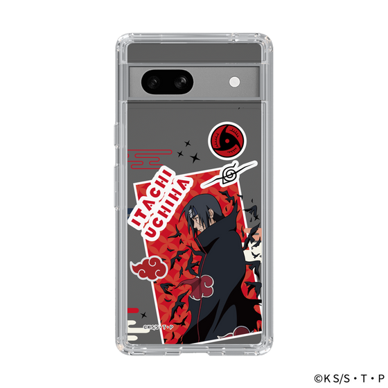 スリムプロテクションケース［ NARUTO -ナルト- 疾風伝 - ステッカー - うちはイタチ ］