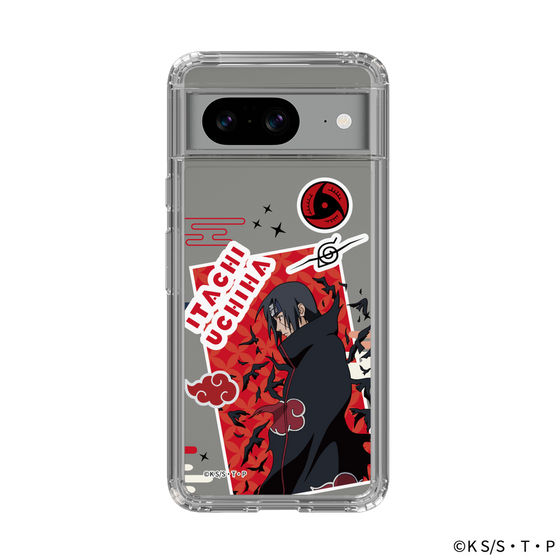 スリムプロテクションケース［ NARUTO -ナルト- 疾風伝 - ステッカー - うちはイタチ ］