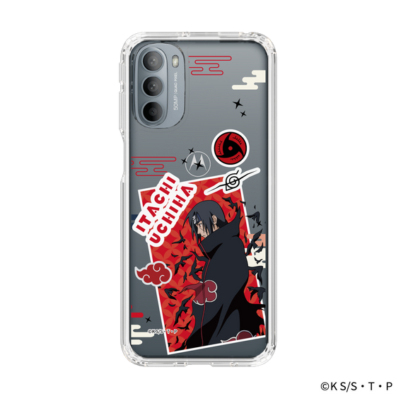 スリムプロテクションケース［ NARUTO -ナルト- 疾風伝 - ステッカー - うちはイタチ ］