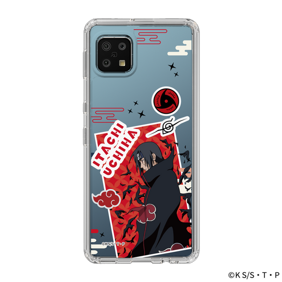 スリムプロテクションケース［ NARUTO-ナルト- 疾風伝 - ステッカー - うちはイタチ ］