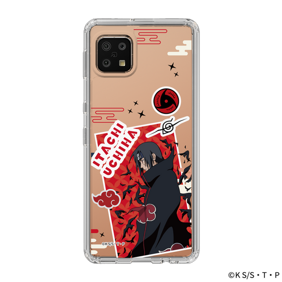 スリムプロテクションケース［ NARUTO-ナルト- 疾風伝 - ステッカー - うちはイタチ ］