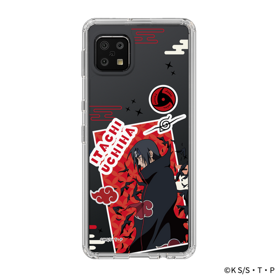 スリムプロテクションケース［ NARUTO -ナルト- 疾風伝 - ステッカー - うちはイタチ ］