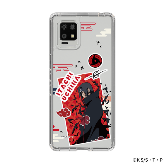 スリムプロテクションケース［ NARUTO-ナルト- 疾風伝 - ステッカー - うちはイタチ ］