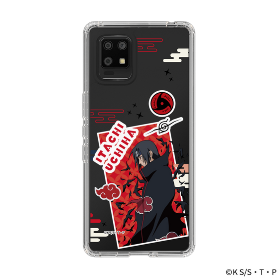 スリムプロテクションケース［ NARUTO -ナルト- 疾風伝 - ステッカー - うちはイタチ ］