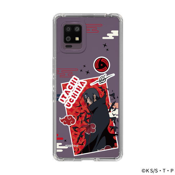 スリムプロテクションケース［ NARUTO -ナルト- 疾風伝 - ステッカー - うちはイタチ ］