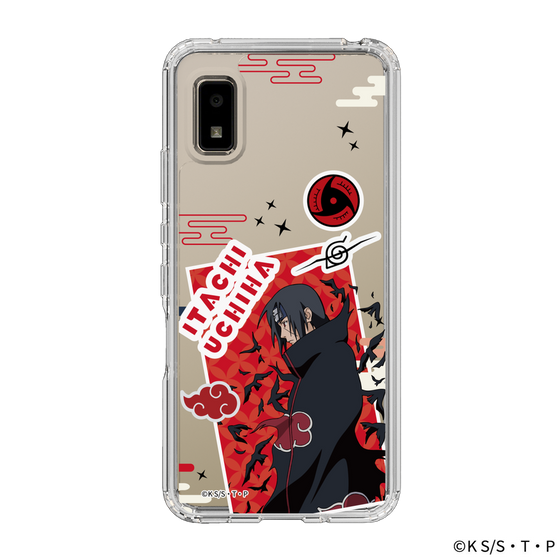 スリムプロテクションケース［ NARUTO-ナルト- 疾風伝 - ステッカー - うちはイタチ ］