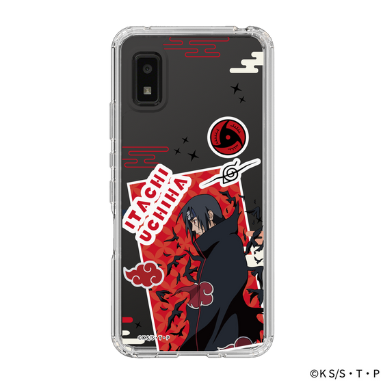 スリムプロテクションケース［ NARUTO -ナルト- 疾風伝 - ステッカー - うちはイタチ ］