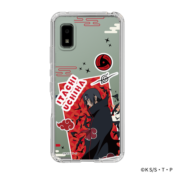 スリムプロテクションケース［ NARUTO -ナルト- 疾風伝 - ステッカー - うちはイタチ ］