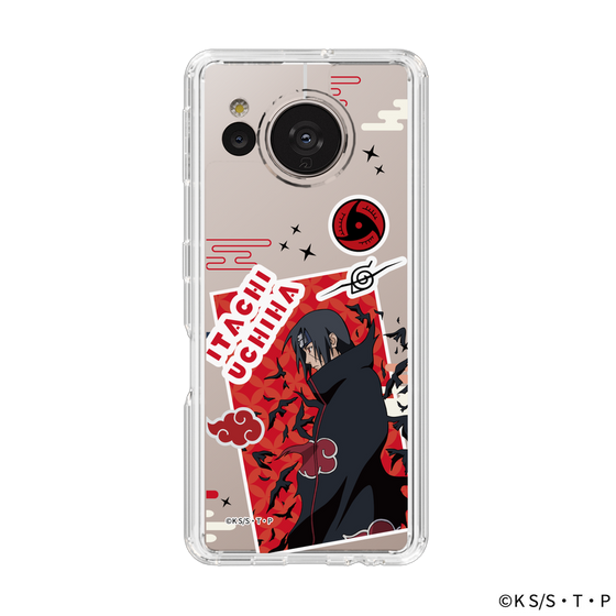 スリムプロテクションケース［ NARUTO-ナルト- 疾風伝 - ステッカー - うちはイタチ ］