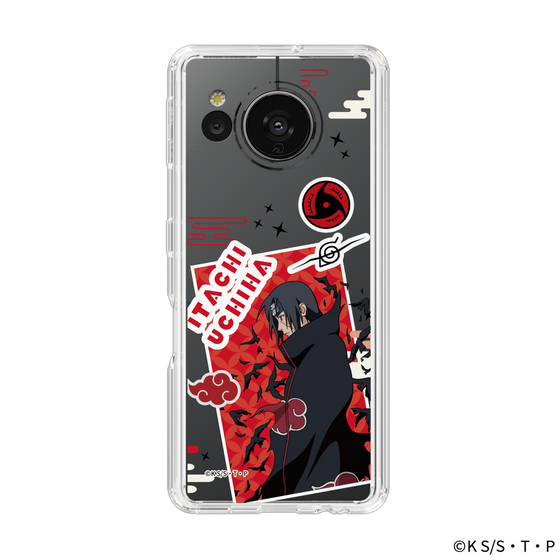 スリムプロテクションケース［ NARUTO -ナルト- 疾風伝 - ステッカー - うちはイタチ ］