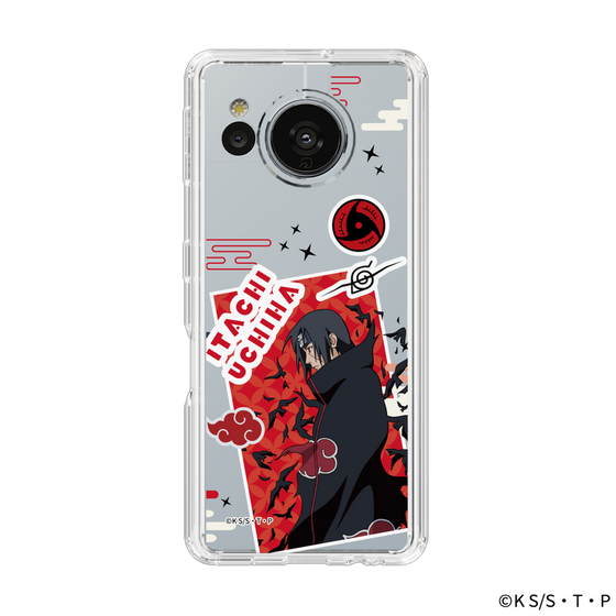 スリムプロテクションケース［ NARUTO -ナルト- 疾風伝 - ステッカー - うちはイタチ ］