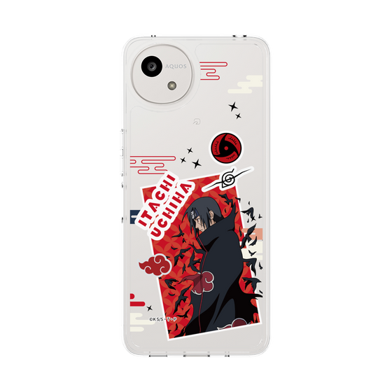 スリムプロテクションケース［ NARUTO-ナルト- 疾風伝 - ステッカー - うちはイタチ ］