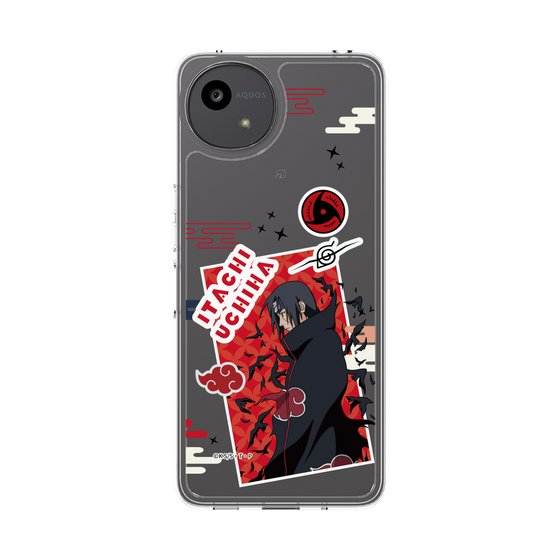 スリムプロテクションケース［ NARUTO -ナルト- 疾風伝 - ステッカー - うちはイタチ ］