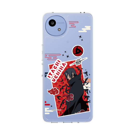 スリムプロテクションケース［ NARUTO -ナルト- 疾風伝 - ステッカー - うちはイタチ ］