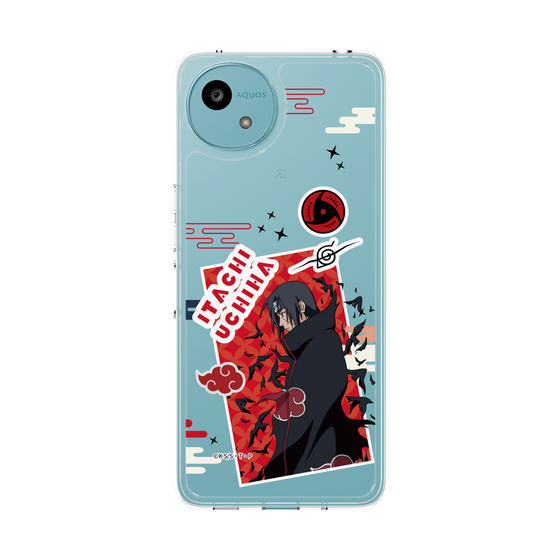 スリムプロテクションケース［ NARUTO -ナルト- 疾風伝 - ステッカー - うちはイタチ ］