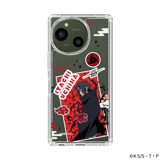 スリムプロテクションケース［ NARUTO -ナルト- 疾風伝 - ステッカー - うちはイタチ ］