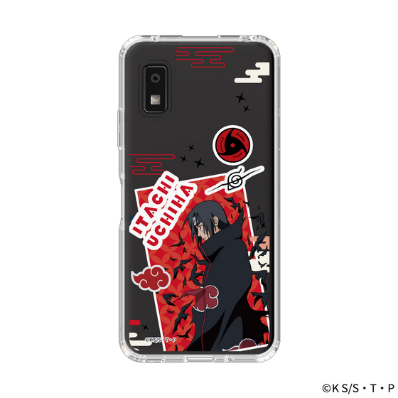 スリムプロテクションケース［ NARUTO -ナルト- 疾風伝 - ステッカー - うちはイタチ ］