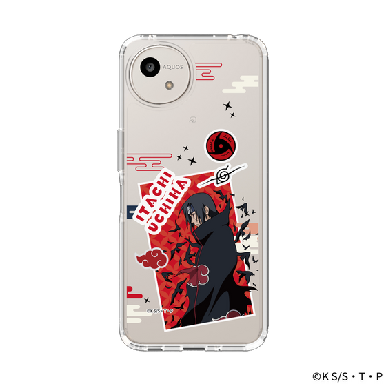 スリムプロテクションケース［ NARUTO-ナルト- 疾風伝 - ステッカー - うちはイタチ ］