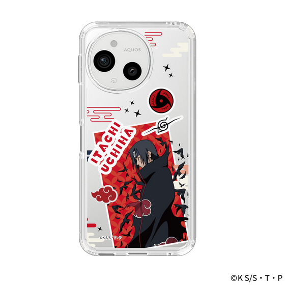 スリムプロテクションケース［ NARUTO-ナルト- 疾風伝 - ステッカー - うちはイタチ ］