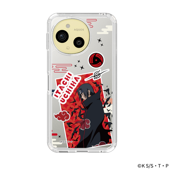 スリムプロテクションケース［ NARUTO -ナルト- 疾風伝 - ステッカー - うちはイタチ ］