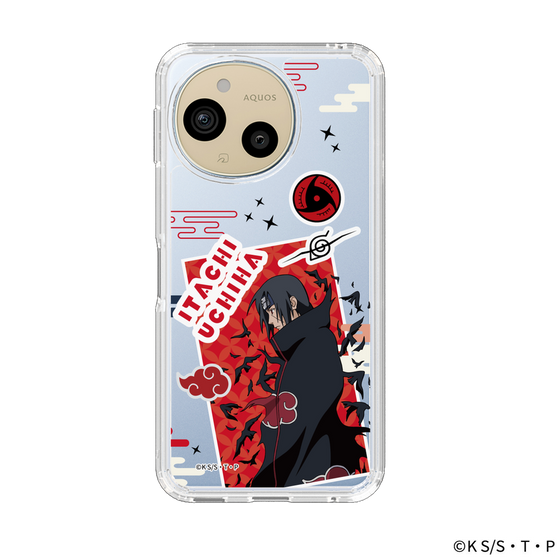 スリムプロテクションケース［ NARUTO -ナルト- 疾風伝 - ステッカー - うちはイタチ ］