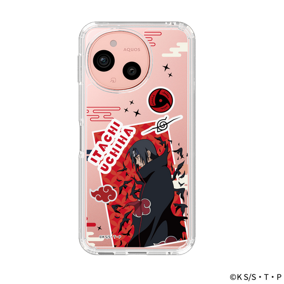 スリムプロテクションケース［ NARUTO -ナルト- 疾風伝 - ステッカー - うちはイタチ ］