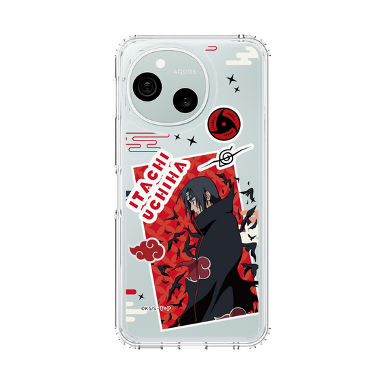 スリムプロテクションケース［ NARUTO -ナルト- 疾風伝 - ステッカー - うちはイタチ ］