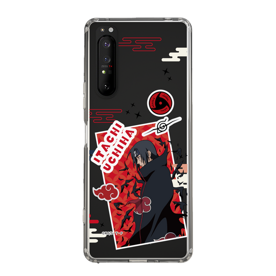 スリムプロテクションケース［ NARUTO -ナルト- 疾風伝 - ステッカー - うちはイタチ ］