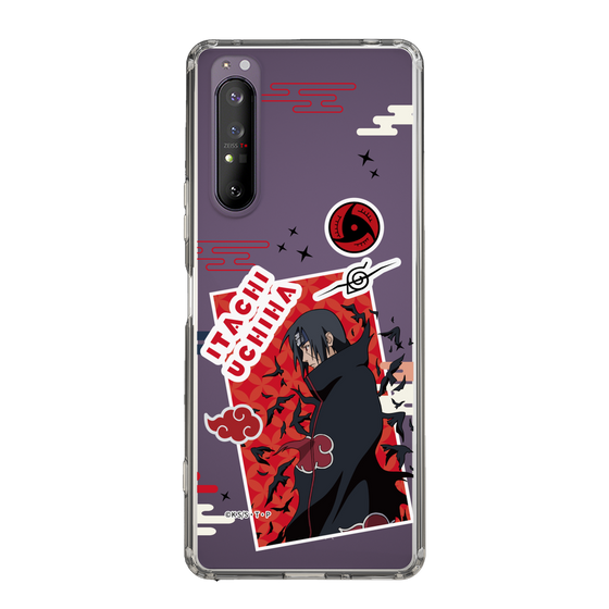 スリムプロテクションケース［ NARUTO -ナルト- 疾風伝 - ステッカー - うちはイタチ ］