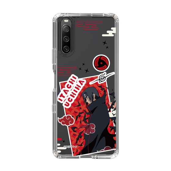 スリムプロテクションケース［ NARUTO -ナルト- 疾風伝 - ステッカー - うちはイタチ ］