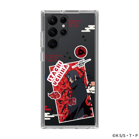 スリムプロテクションケース［ NARUTO -ナルト- 疾風伝 - ステッカー - うちはイタチ ］