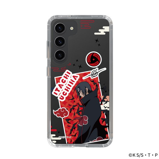 スリムプロテクションケース［ NARUTO -ナルト- 疾風伝 - ステッカー - うちはイタチ ］