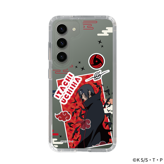 スリムプロテクションケース［ NARUTO -ナルト- 疾風伝 - ステッカー - うちはイタチ ］