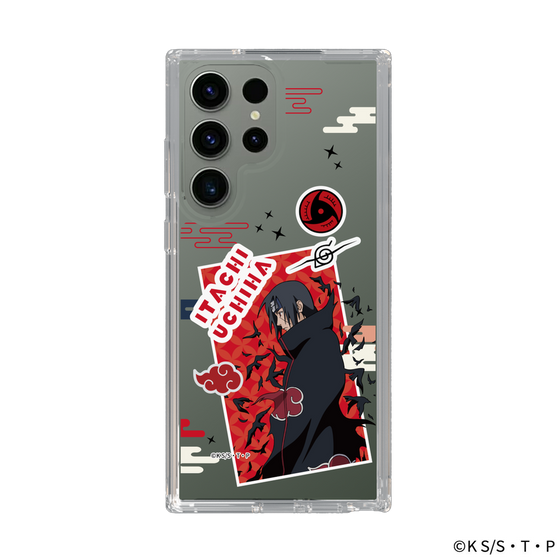 スリムプロテクションケース［ NARUTO -ナルト- 疾風伝 - ステッカー - うちはイタチ ］