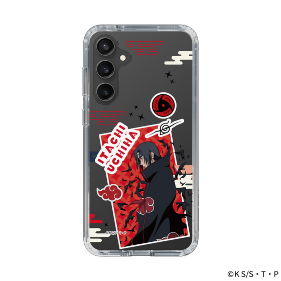 スリムプロテクションケース［ NARUTO -ナルト- 疾風伝 - ステッカー - うちはイタチ ］