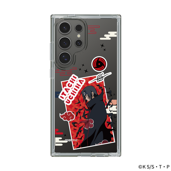 スリムプロテクションケース［ NARUTO -ナルト- 疾風伝 - ステッカー - うちはイタチ ］