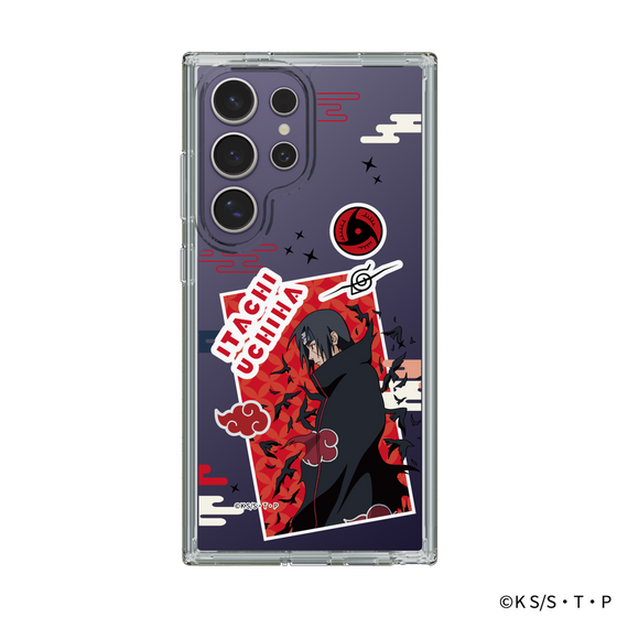 スリムプロテクションケース［ NARUTO -ナルト- 疾風伝 - ステッカー - うちはイタチ ］