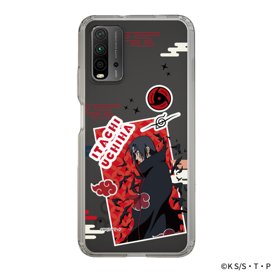 スリムプロテクションケース［ NARUTO -ナルト- 疾風伝 - ステッカー - うちはイタチ ］