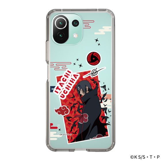 スリムプロテクションケース［ NARUTO -ナルト- 疾風伝 - ステッカー - うちはイタチ ］