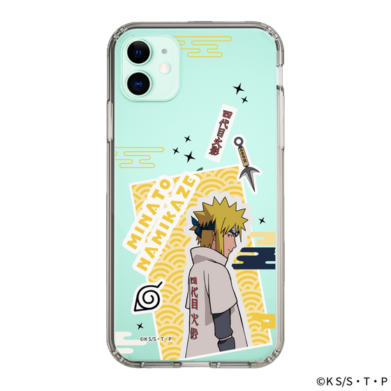 スリムプロテクションケース［ NARUTO -ナルト- 疾風伝 - ステッカー - 波風ミナト ］