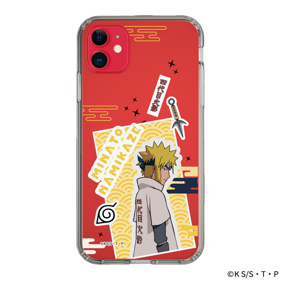 スリムプロテクションケース［ NARUTO -ナルト- 疾風伝 - ステッカー - 波風ミナト ］