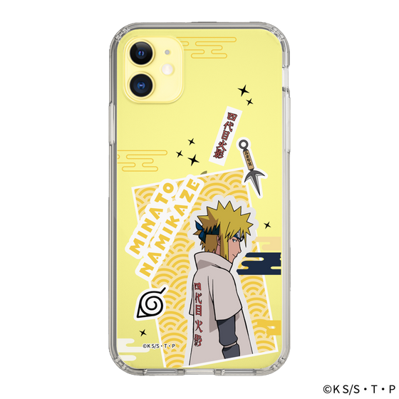 スリムプロテクションケース［ NARUTO -ナルト- 疾風伝 - ステッカー - 波風ミナト ］